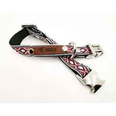 Finnigan Small Dog Collar: Personalised Engraving & Designer Fabrics